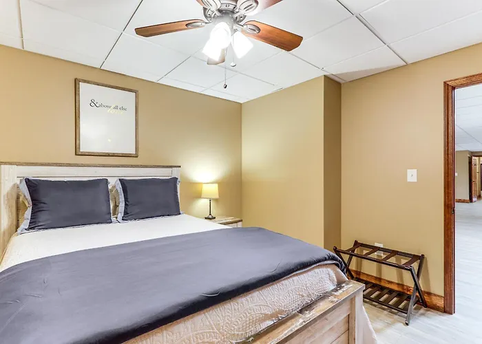 Game Room & Fireplaces: Group Dahlonega Getaway